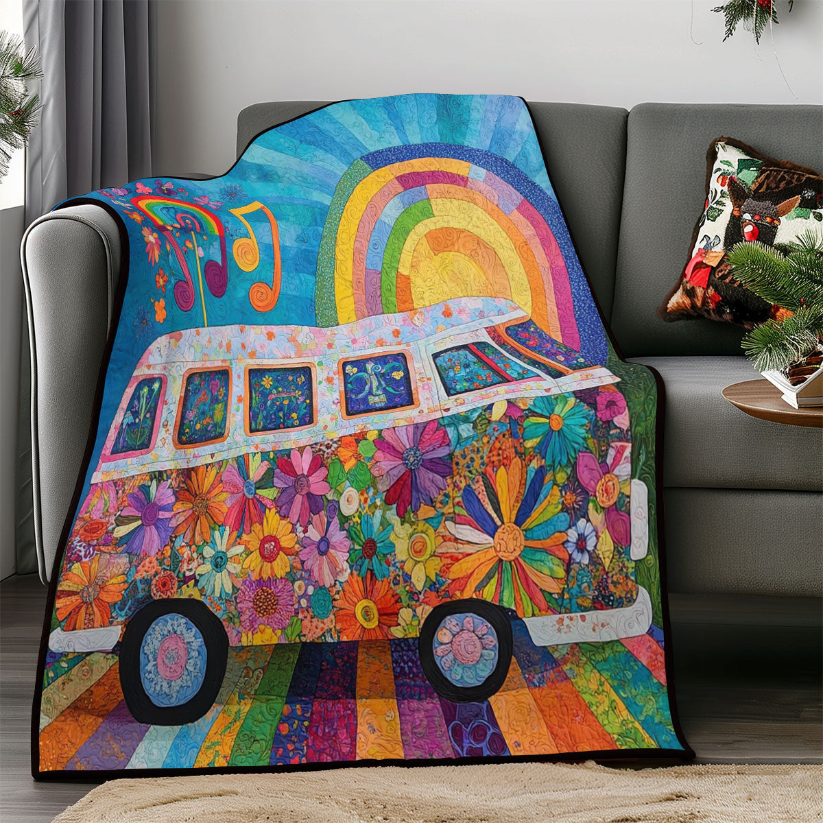 Hippie Camper Van WM0208018CL Quilt