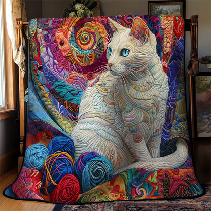 Hippie Cat WM2808026CL Quilt