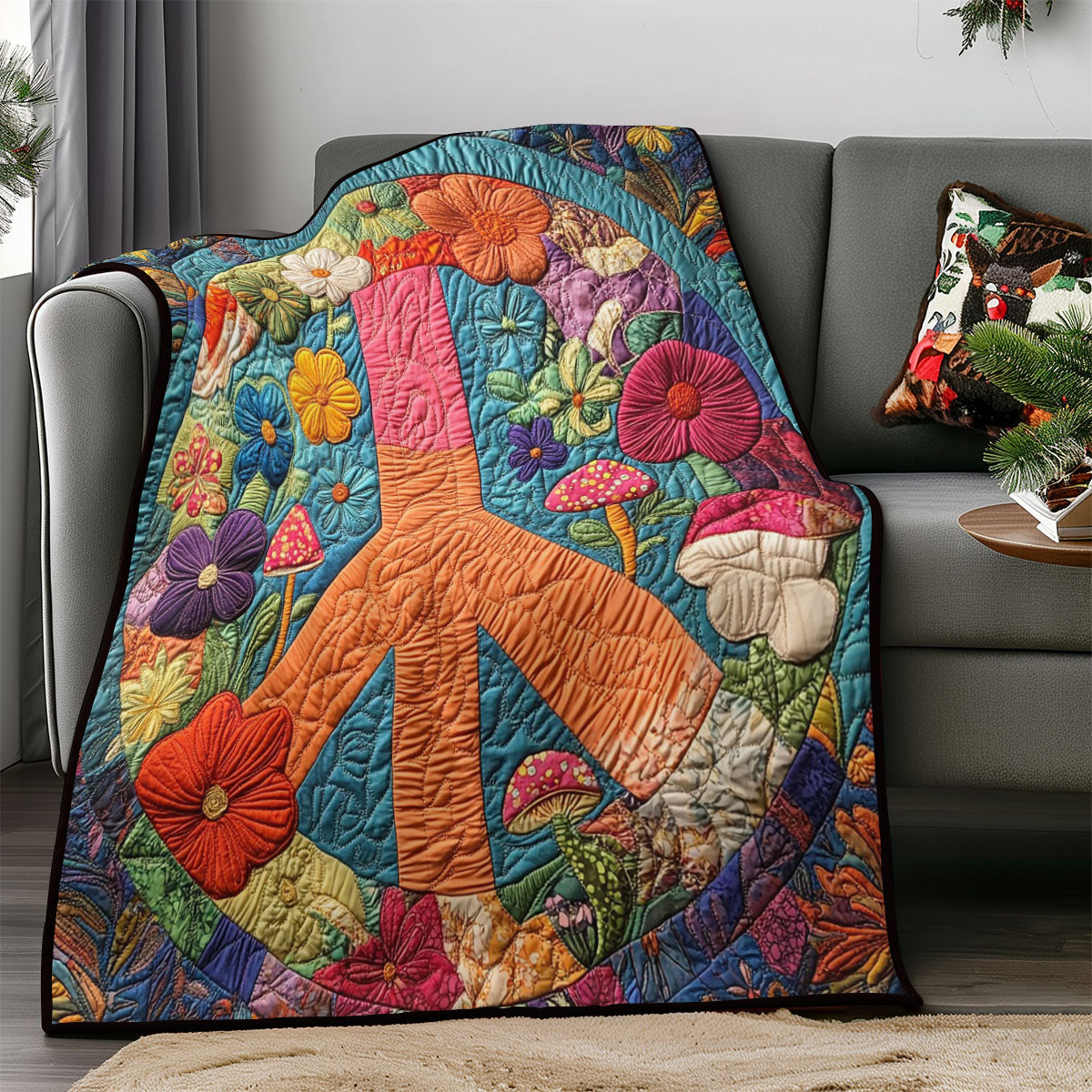 Hippie Flowers WM0508019CL Quilt