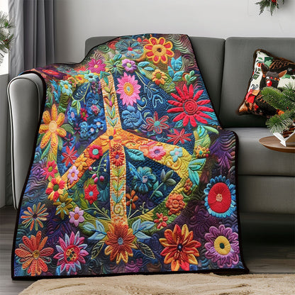 Hippie Flowers WM0608022CL Quilt