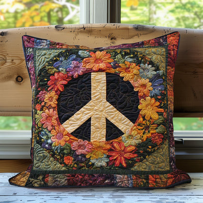 Hippie Peace WN0108013CL Quilt Pillow Case