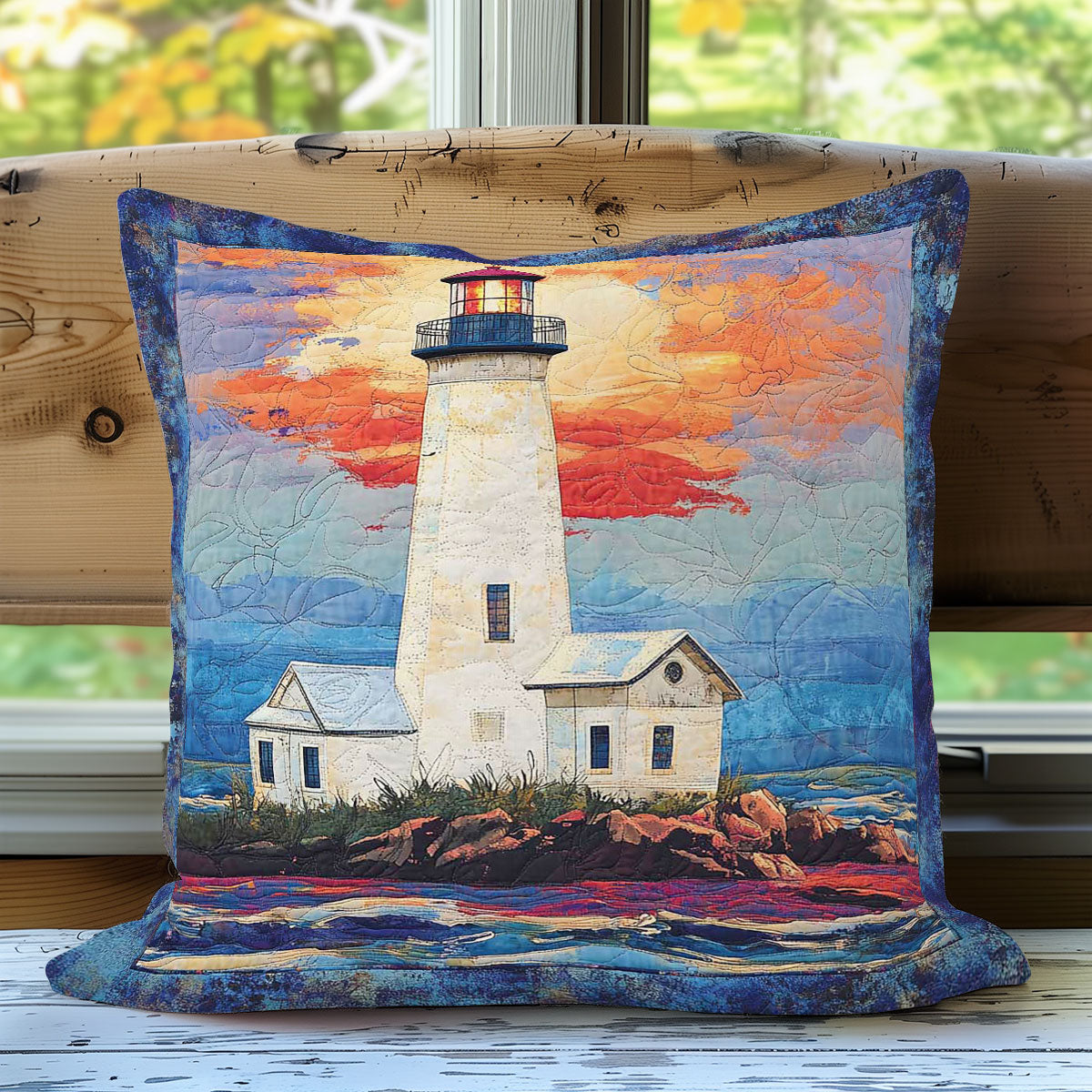 Hopeful Lighthouse WN0108028CL Quilt Pillow Case