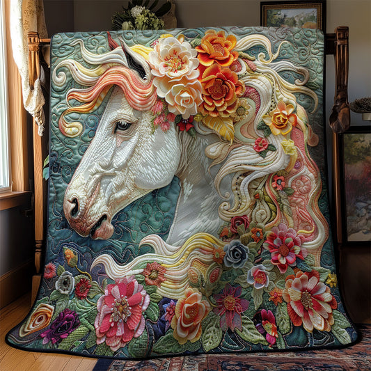 Horse Flowing Mane WM2908009CL Quilt