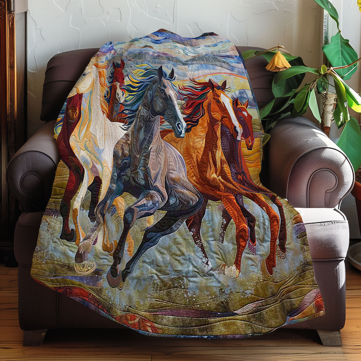 Horse Herd Haven WN0808096CL Quilt