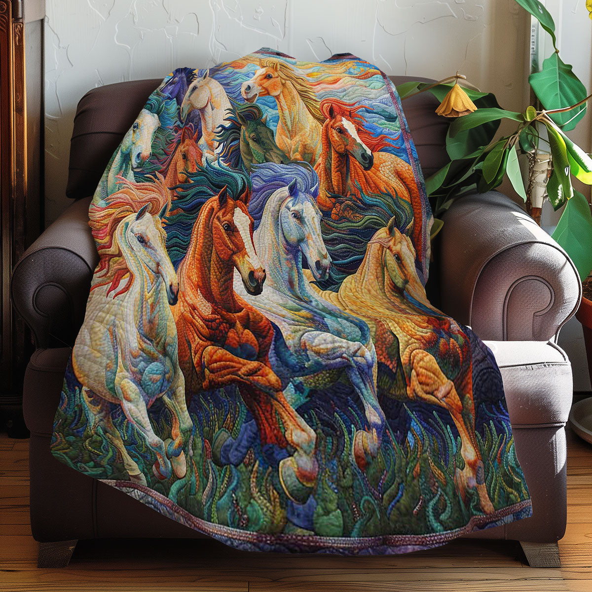 Horse Herd WN0808095CL Quilt