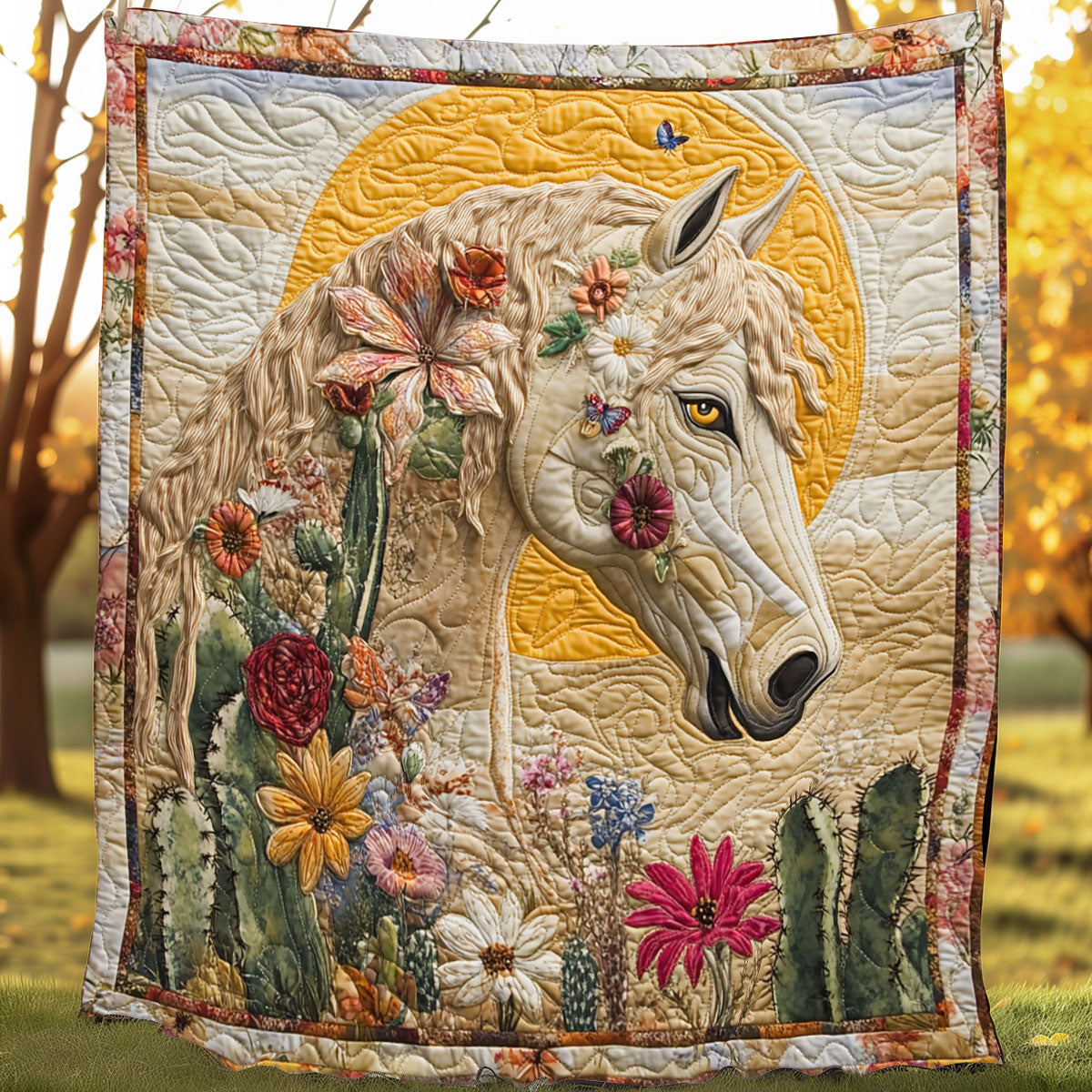 Colorful Horse SR0708016CL Quilt