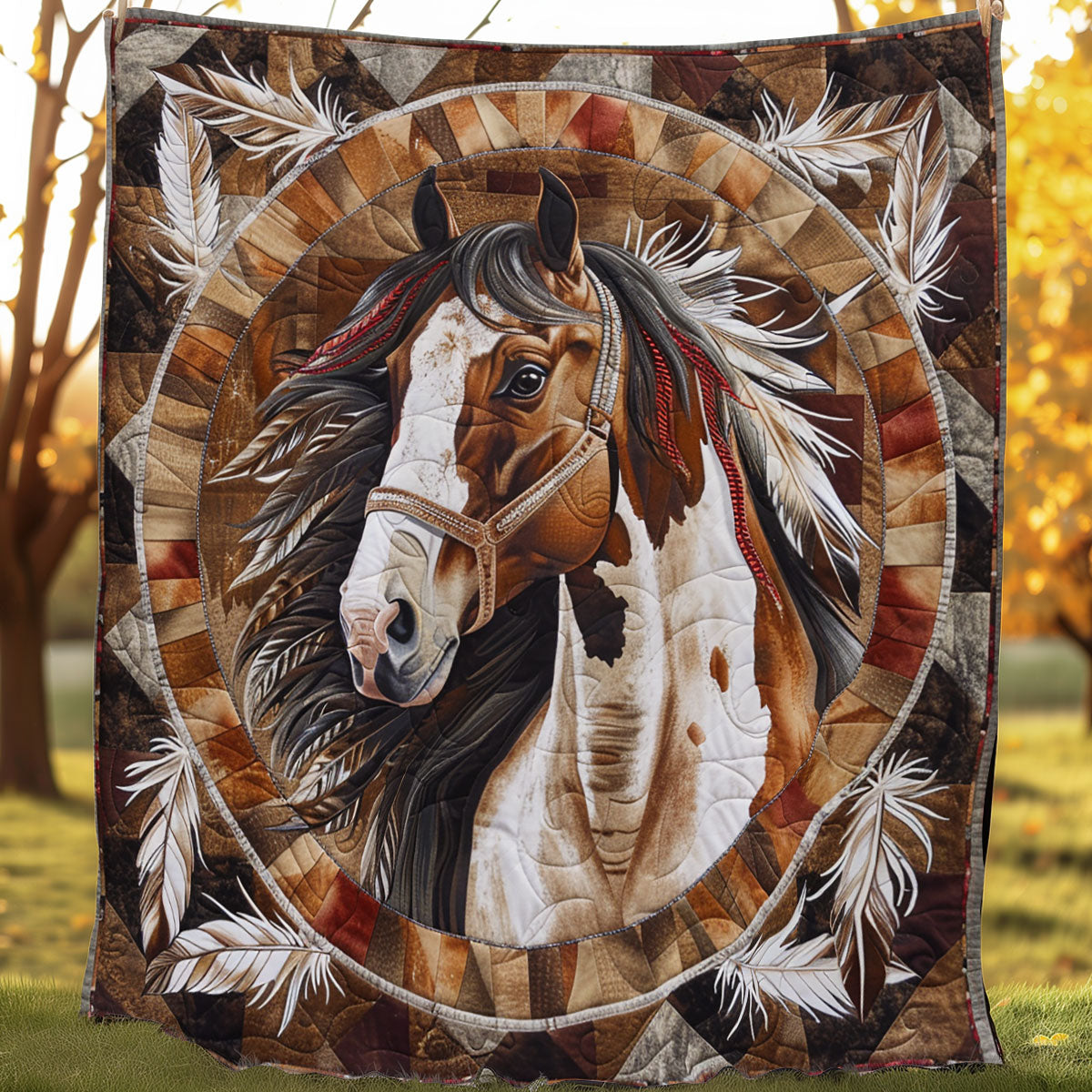 Horse Native SR0908013CL Quilt