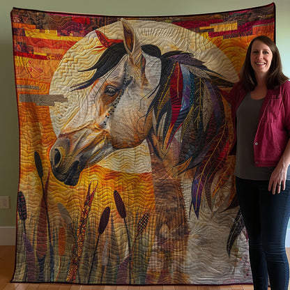 Horse Native WM2907001CL Quilt