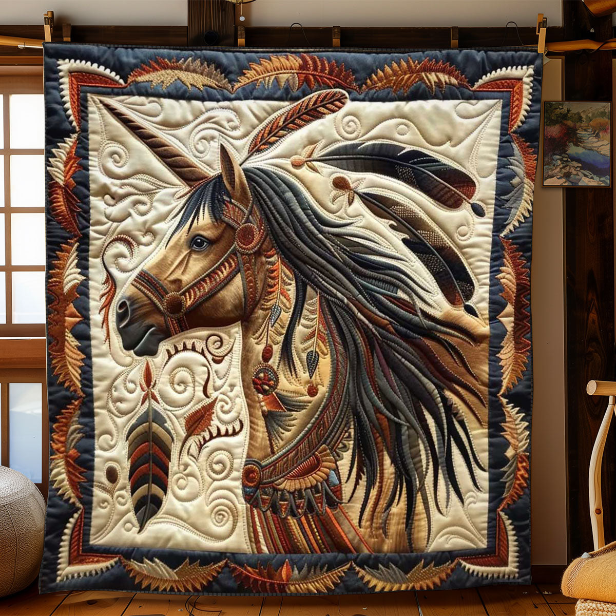 Horse Of The Wild WN1008021CL Quilt