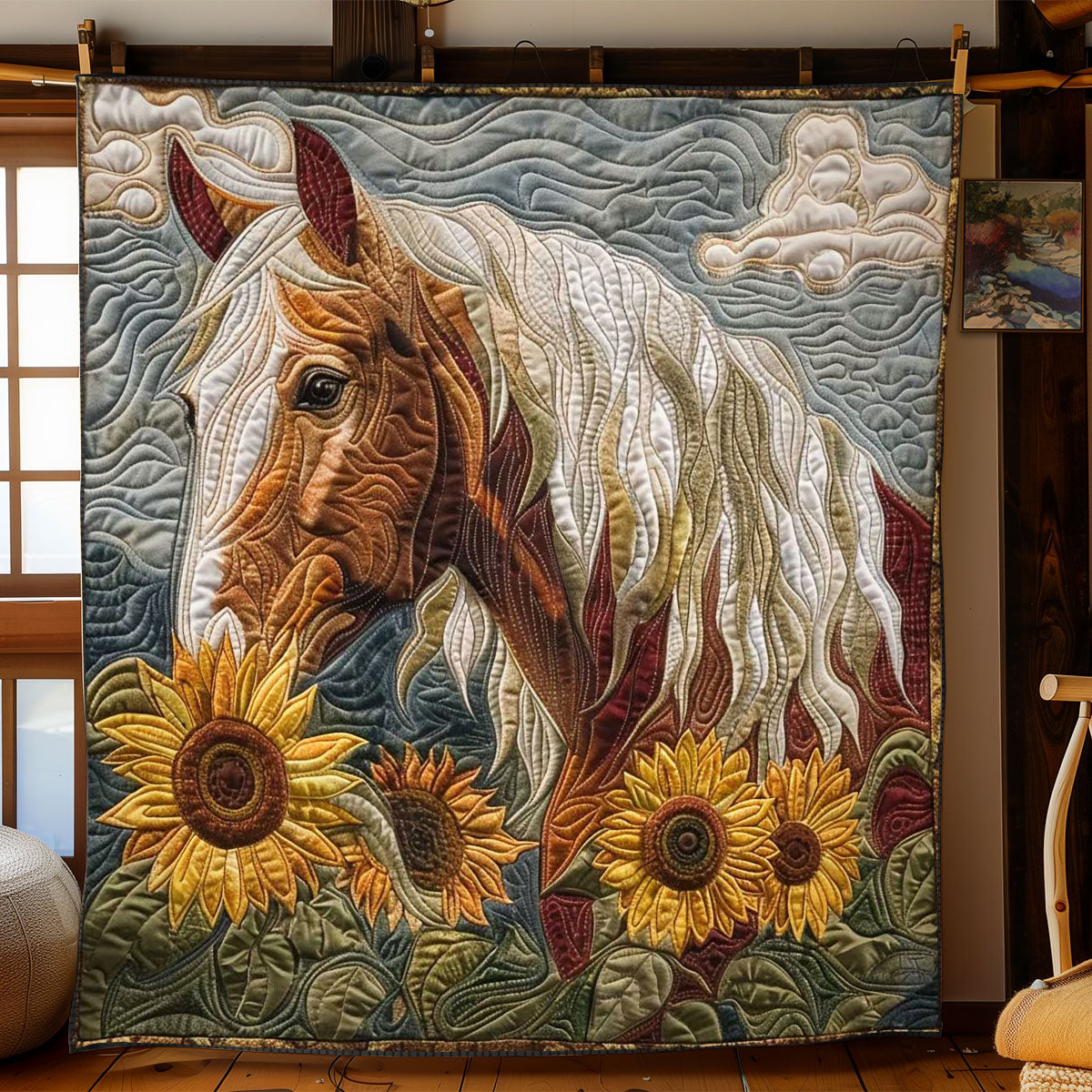 Horse's Radiant Journey WN2408180CL Quilt