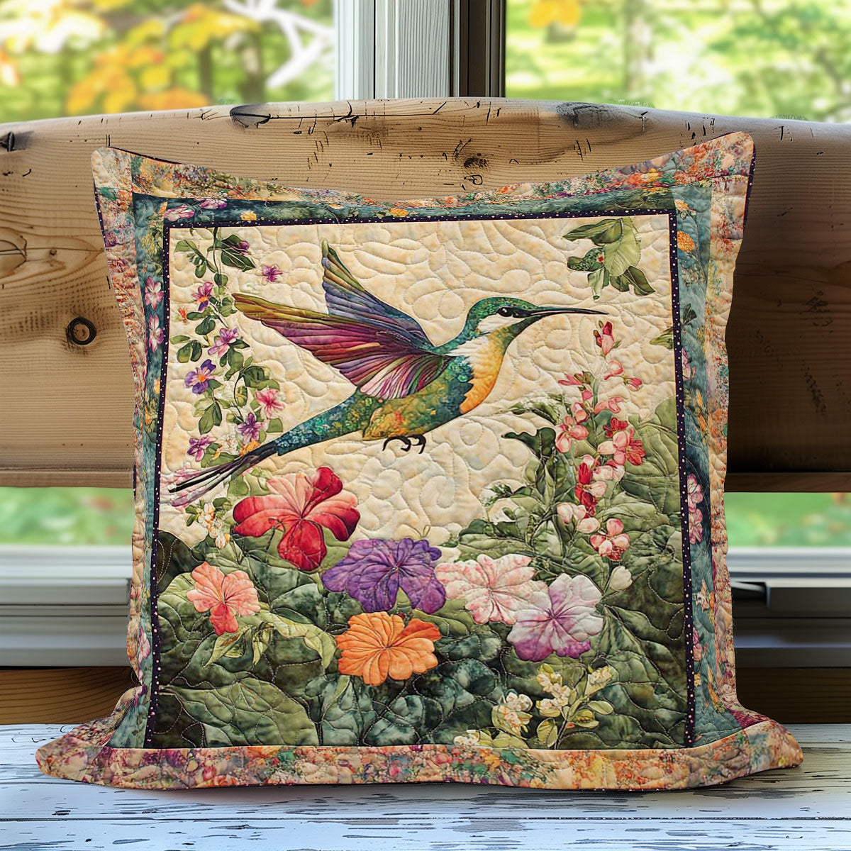 Hummingbird Bliss WN0108030CL Quilt Pillow Case