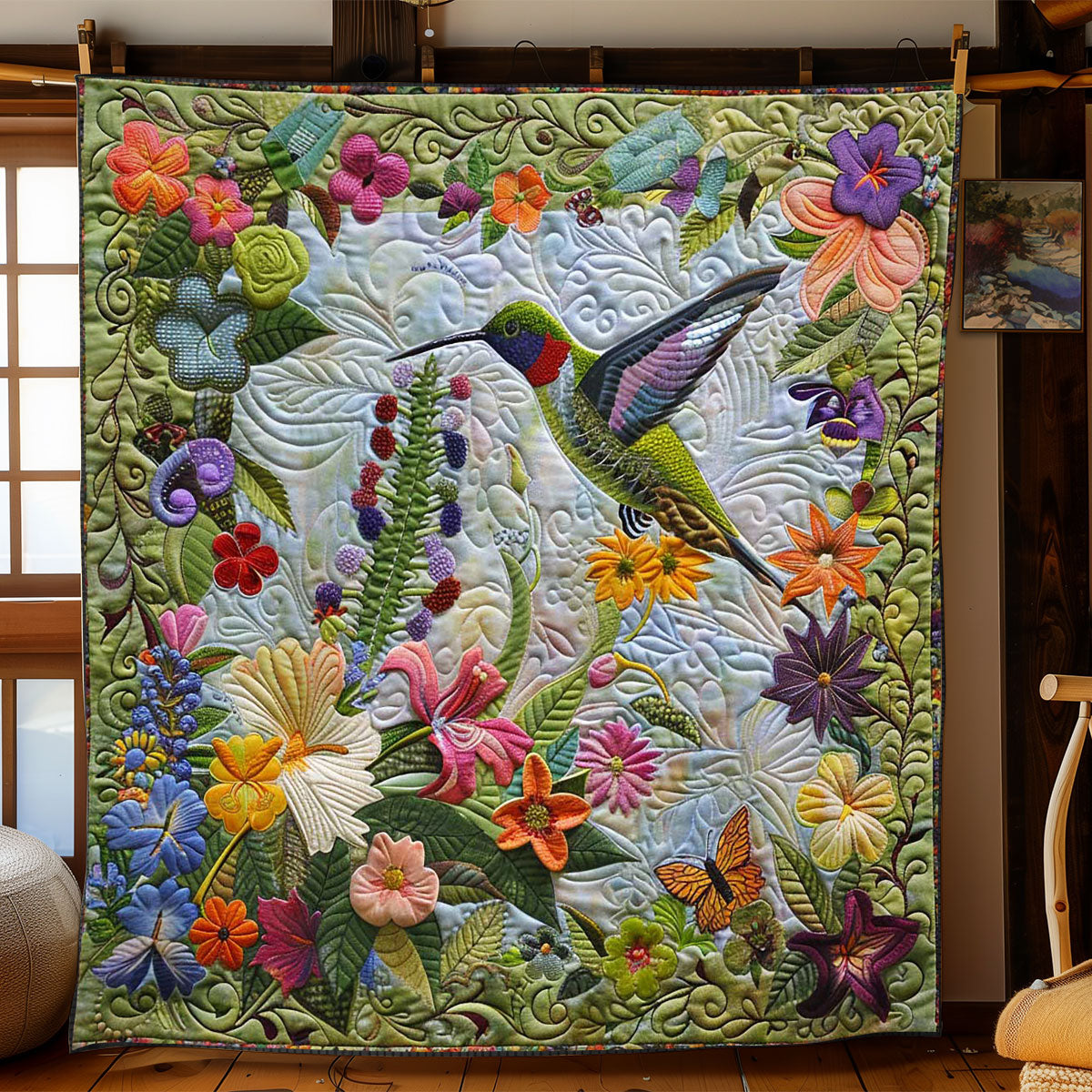 Hummingbird Bliss WN1408083CL Quilt