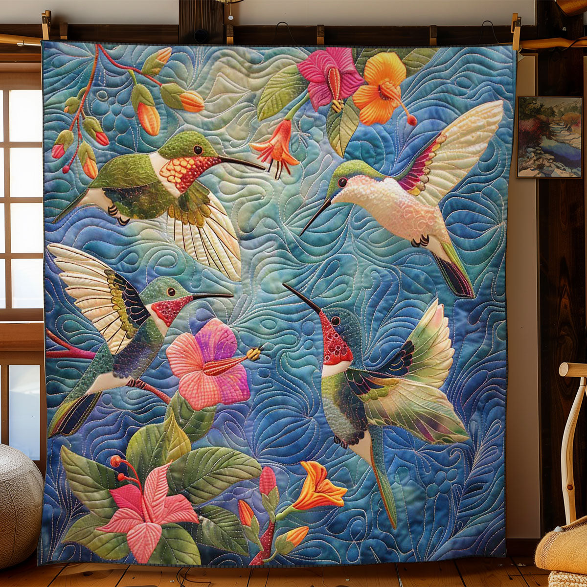 Hummingbird Bliss WN2708057CL Quilt