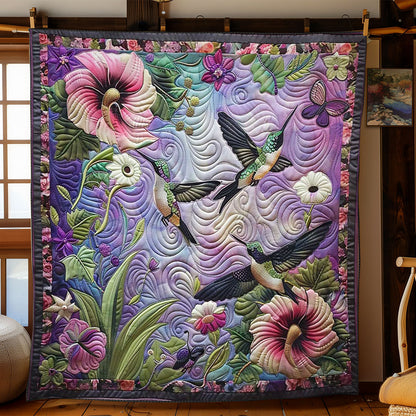 Hummingbird Blissful Nest WN1408097CL Quilt