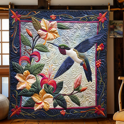 Hummingbird Bloom WN1908021CL Quilt