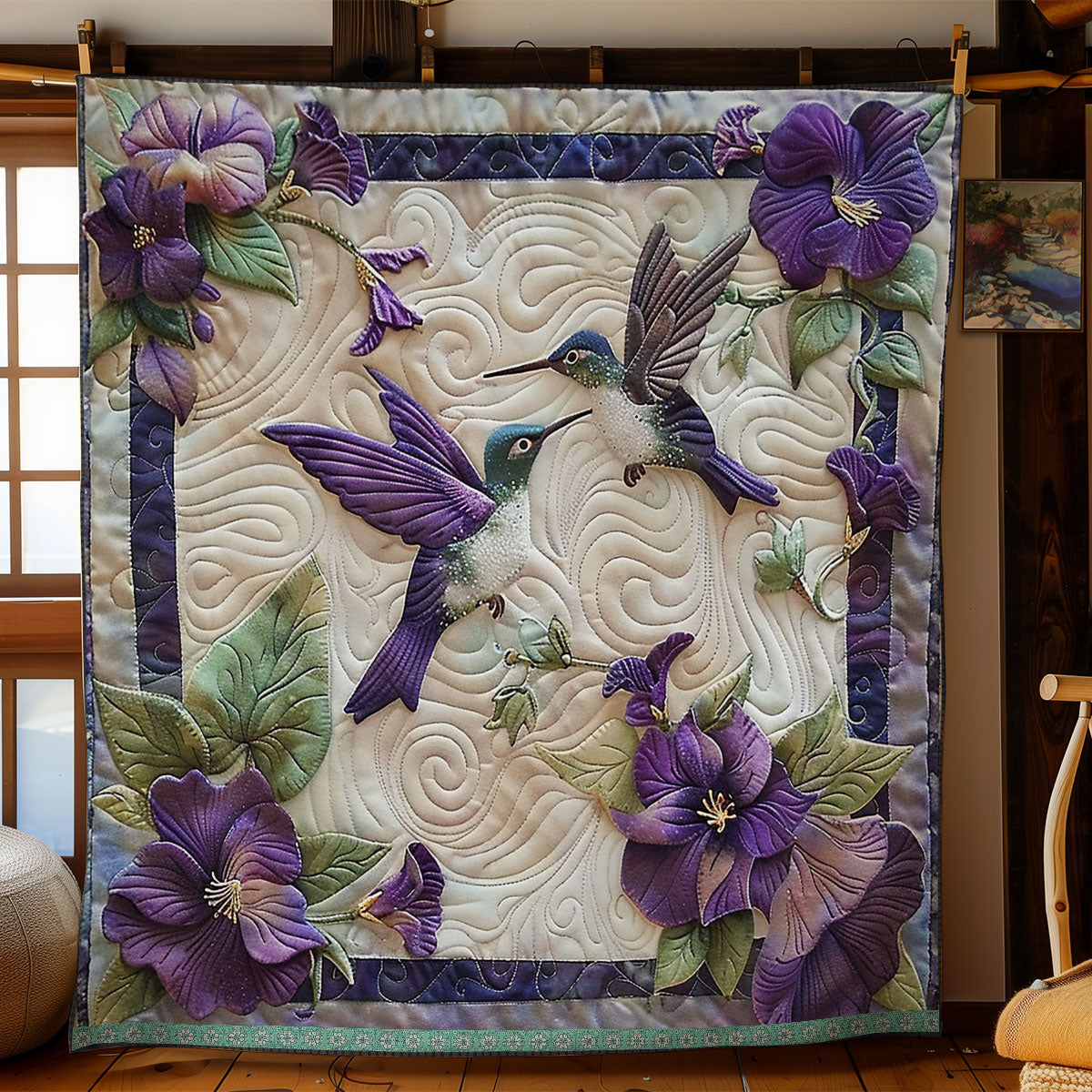 Hummingbird Elegance WN0909012CL Quilt