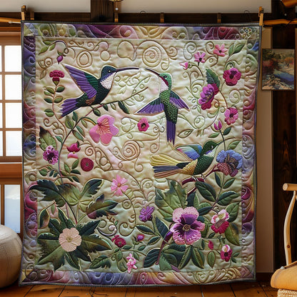 Hummingbird Flutter WN1408098CL Quilt