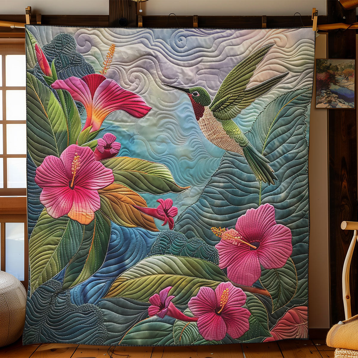 Hummingbird Harmony SR1908001CL Quilt