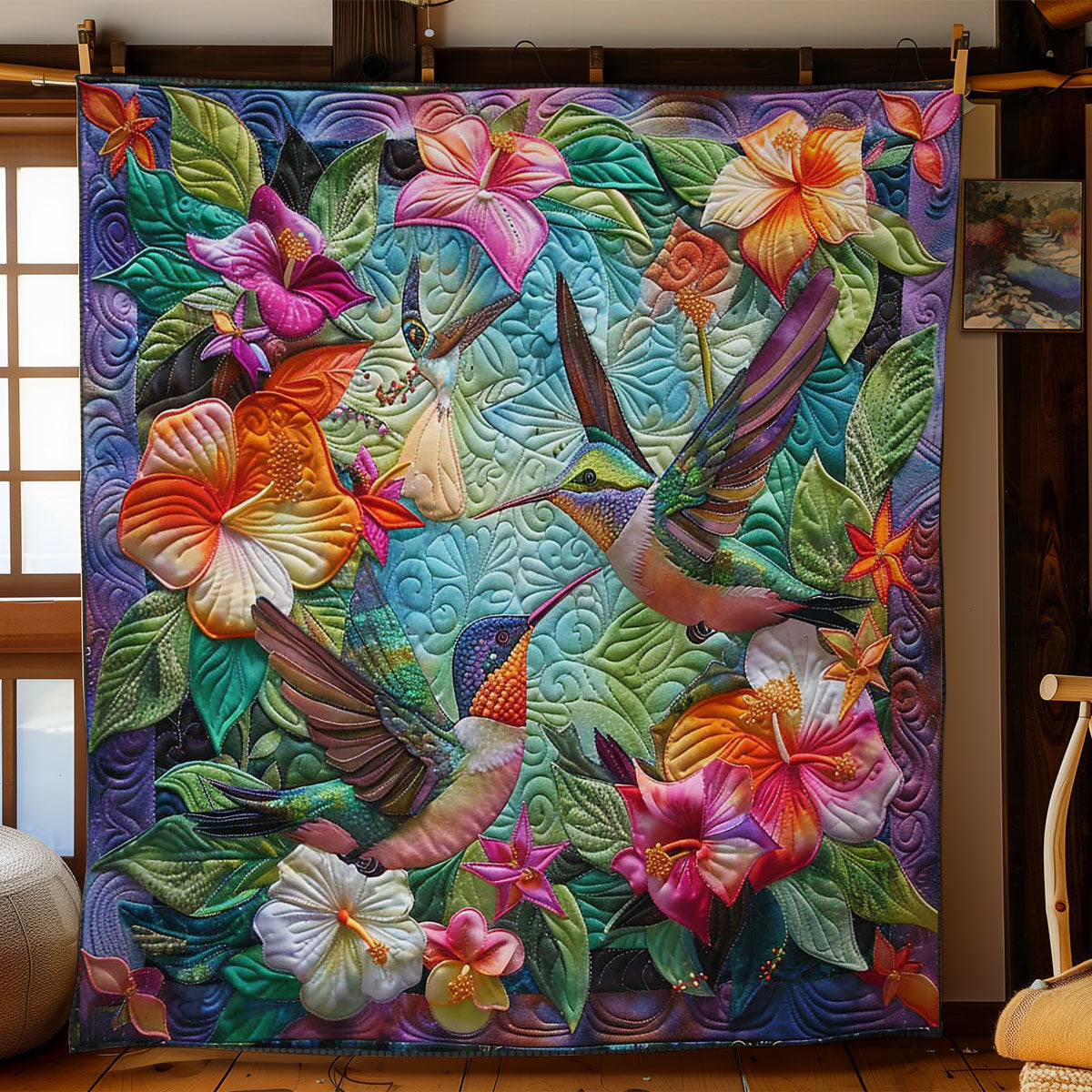 Hummingbird Harmony WN2708059CL Quilt