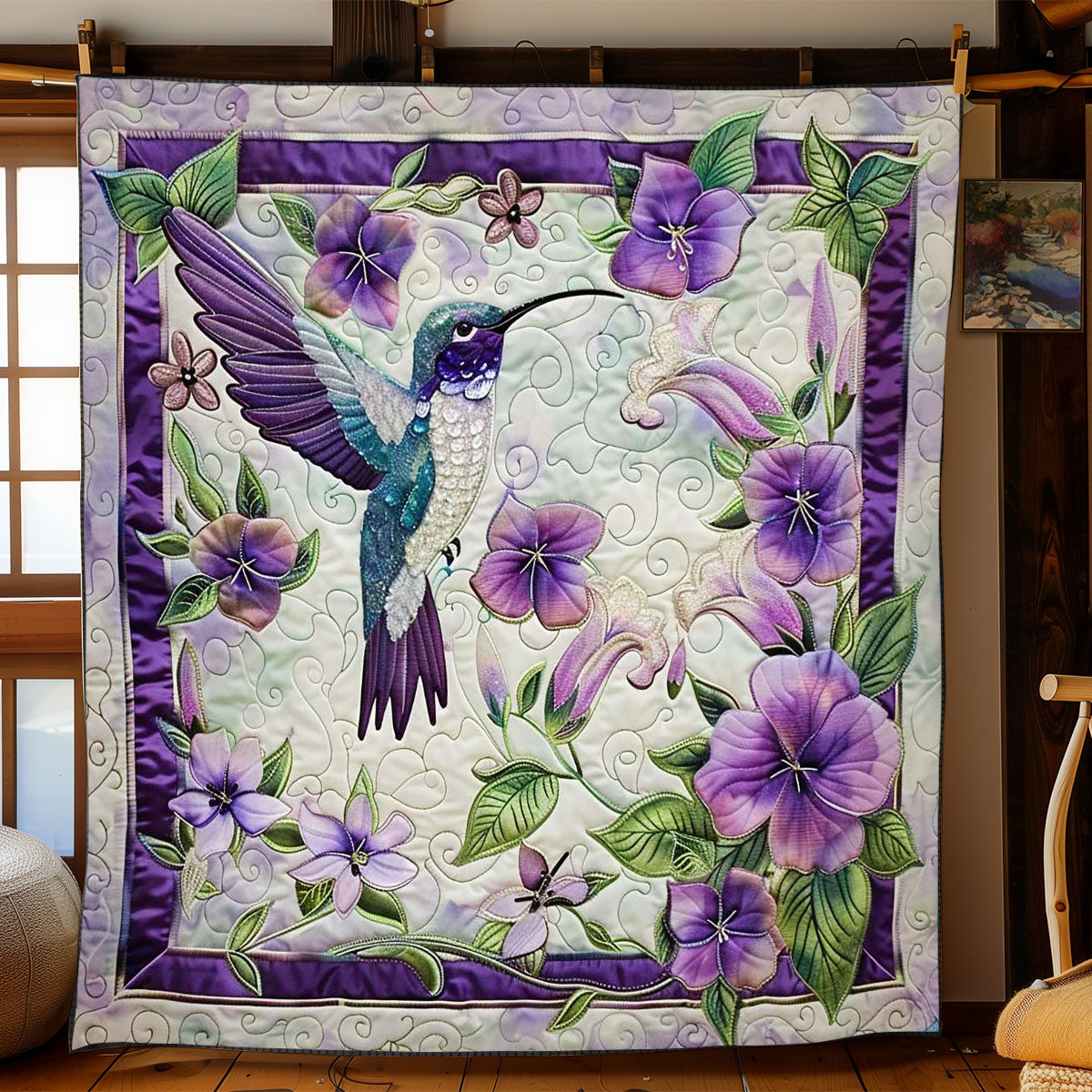 Hummingbird Haven WN1408070CL Quilt