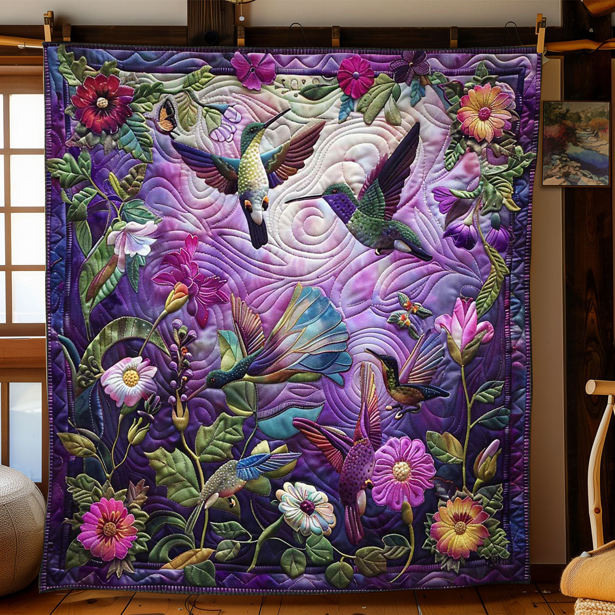 Hummingbird Jubilee WN1408091CL Quilt