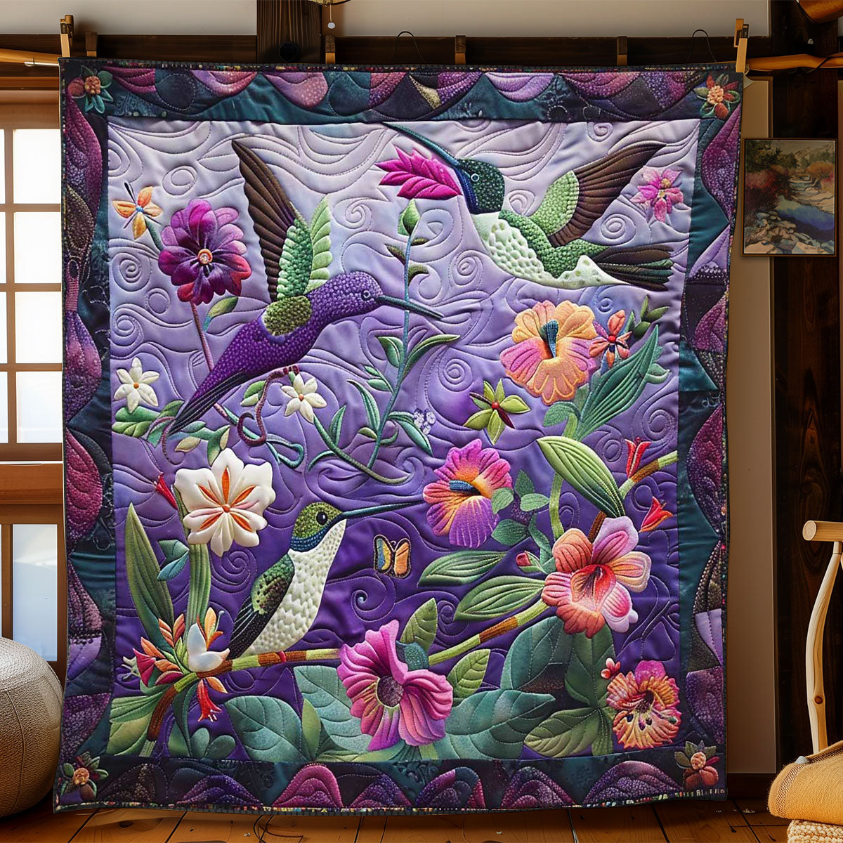 Hummingbird Mirage WN1408095CL Quilt