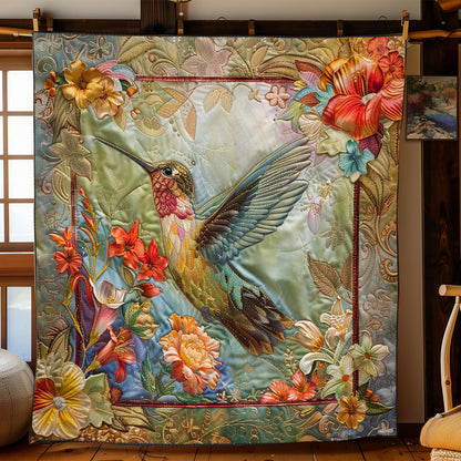 Hummingbird Petals WN1908022CL Quilt