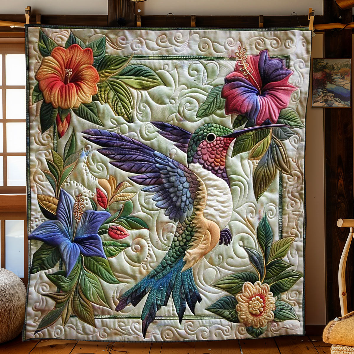 Hummingbird Serenade WN1408085CL Quilt