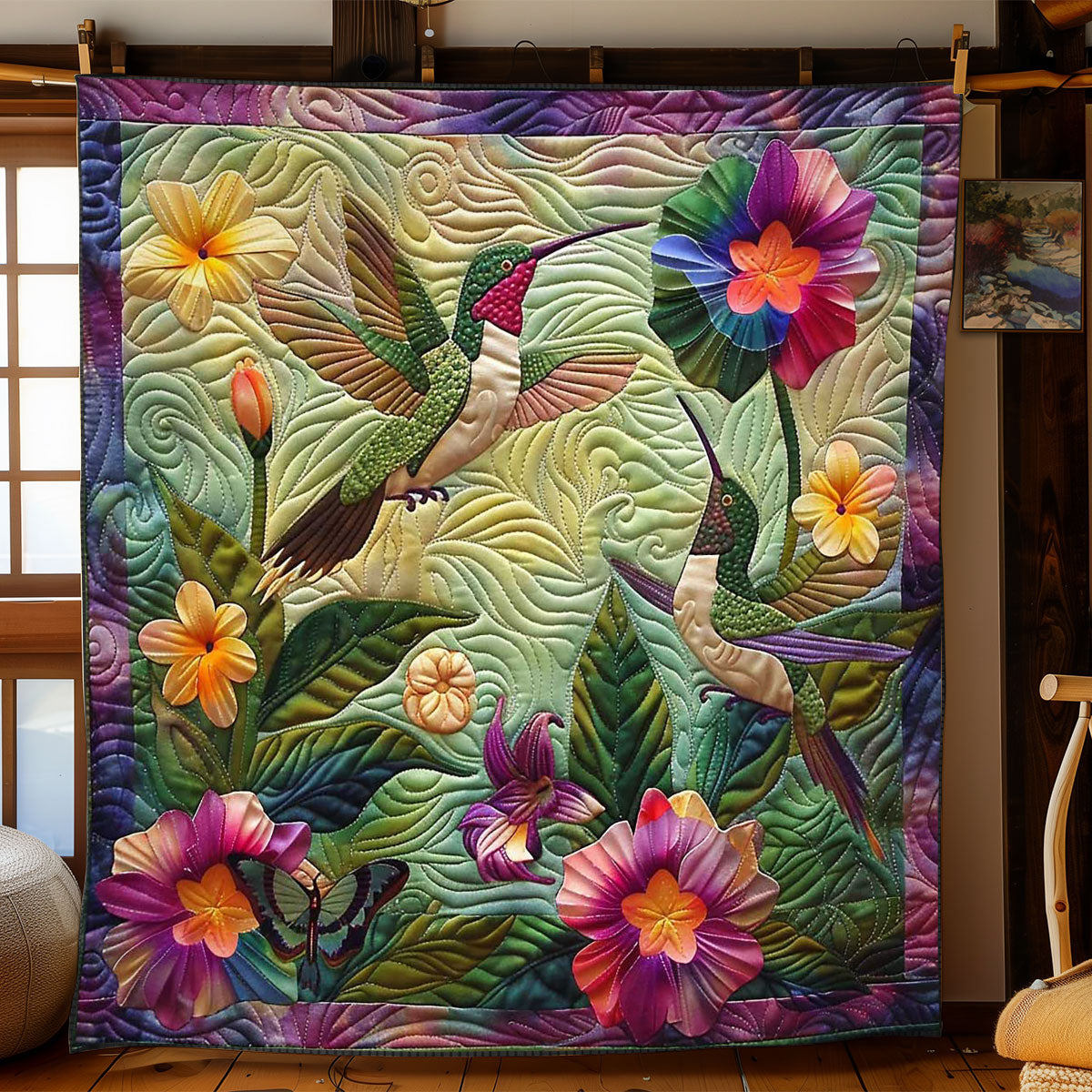 Hummingbird Wonder WN1408099CL Quilt