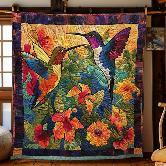 Hummingbirds Harmony WN0509056CL Quilt