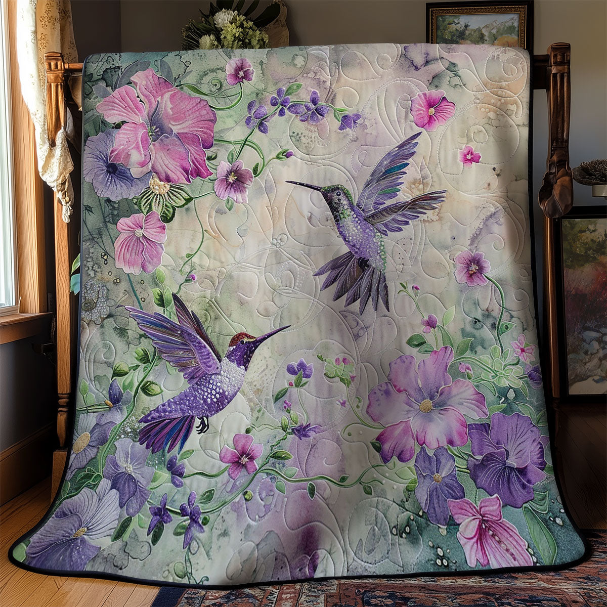 Hummingbirds Love WM0509005CL Quilt