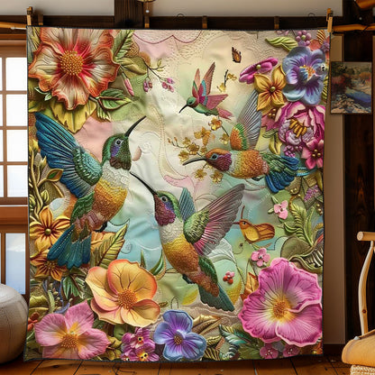 Hummingbirds' Flower Serenade WN2608049CL Quilt