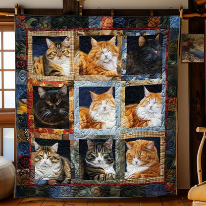 Hushed Cats WN1508040CL Quilt