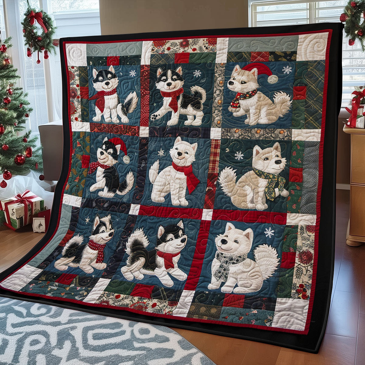 Husky Puppy SR0908029CL Quilt