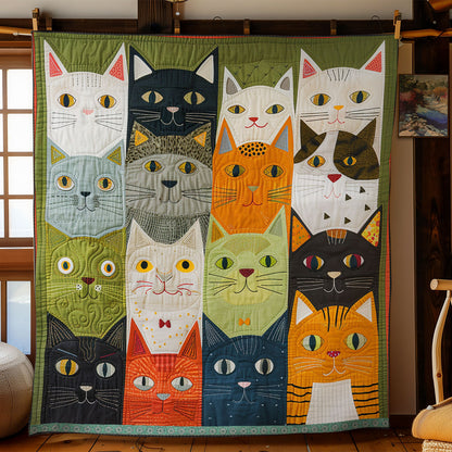 Intense Cats Stare WN0909089CL Quilt