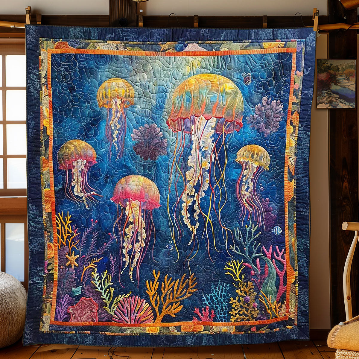 Jellyfish Dreams WN1408025CL Quilt