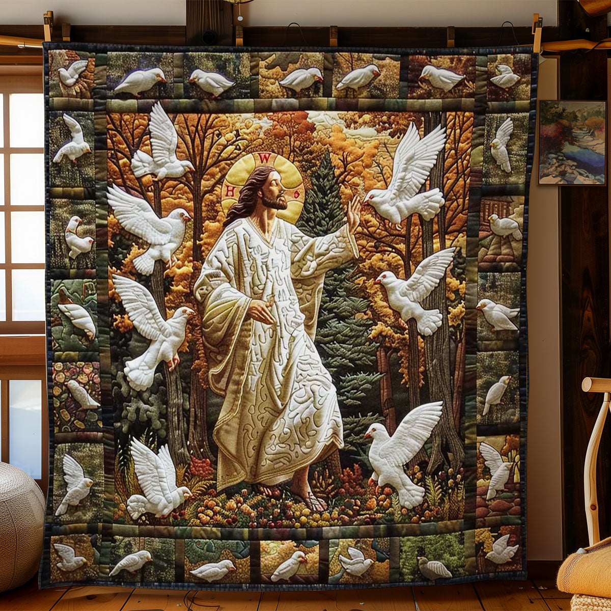 Jesus Beacon Of Faith WN2808010CL Quilt