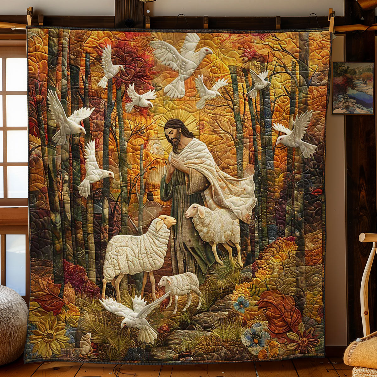 Jesus Hope And Light WN2808004CL Quilt