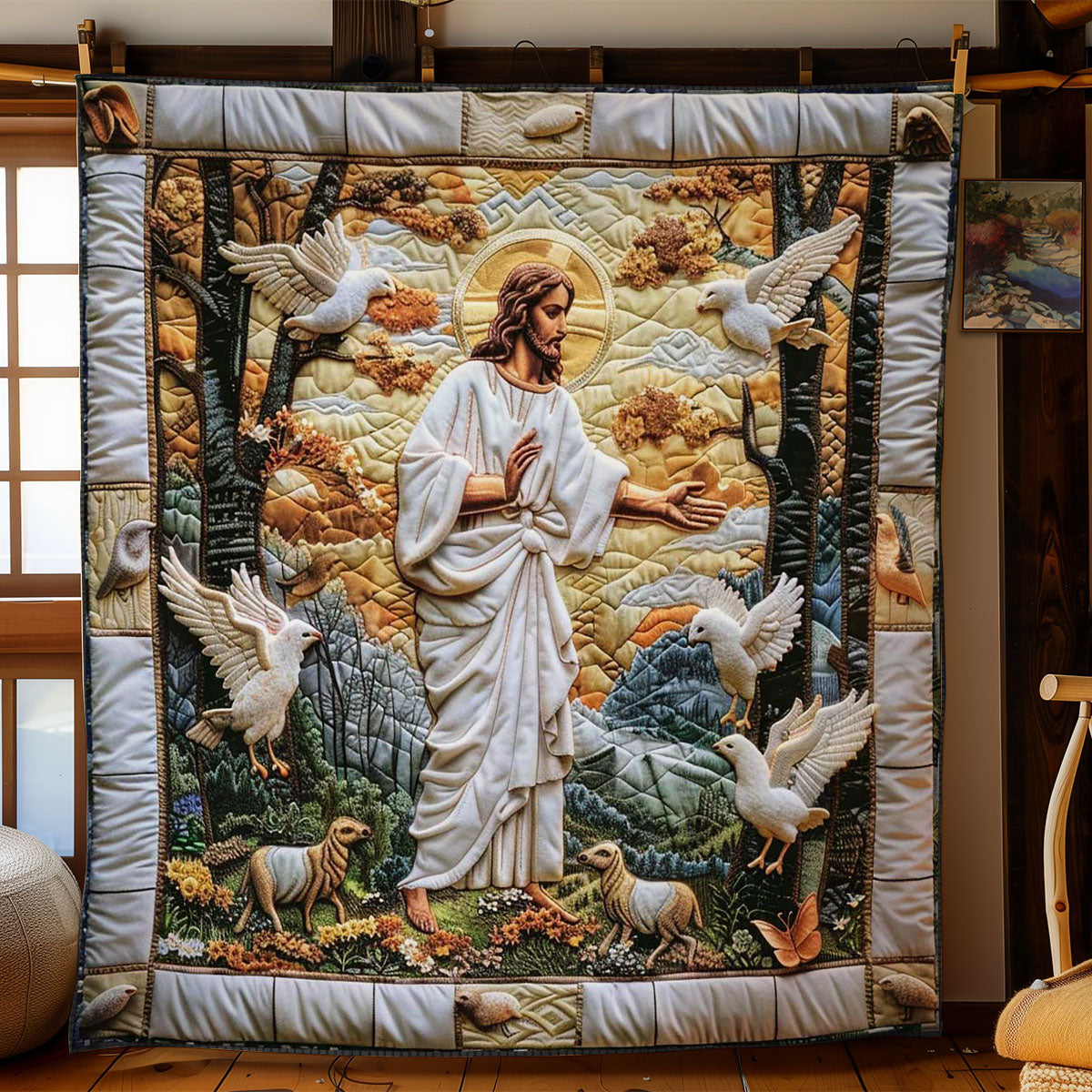 Jesus Light In The Darkness WN2808008CL Quilt