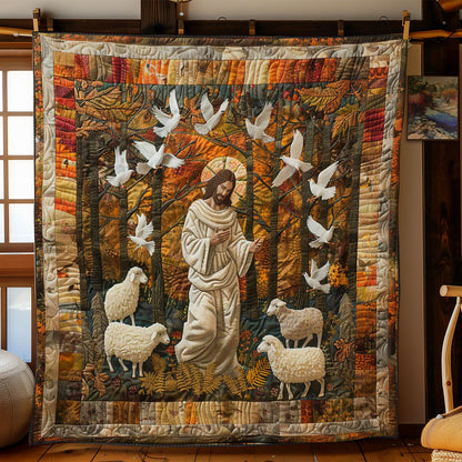 Jesus Light Of Faith WN2808001CL Quilt