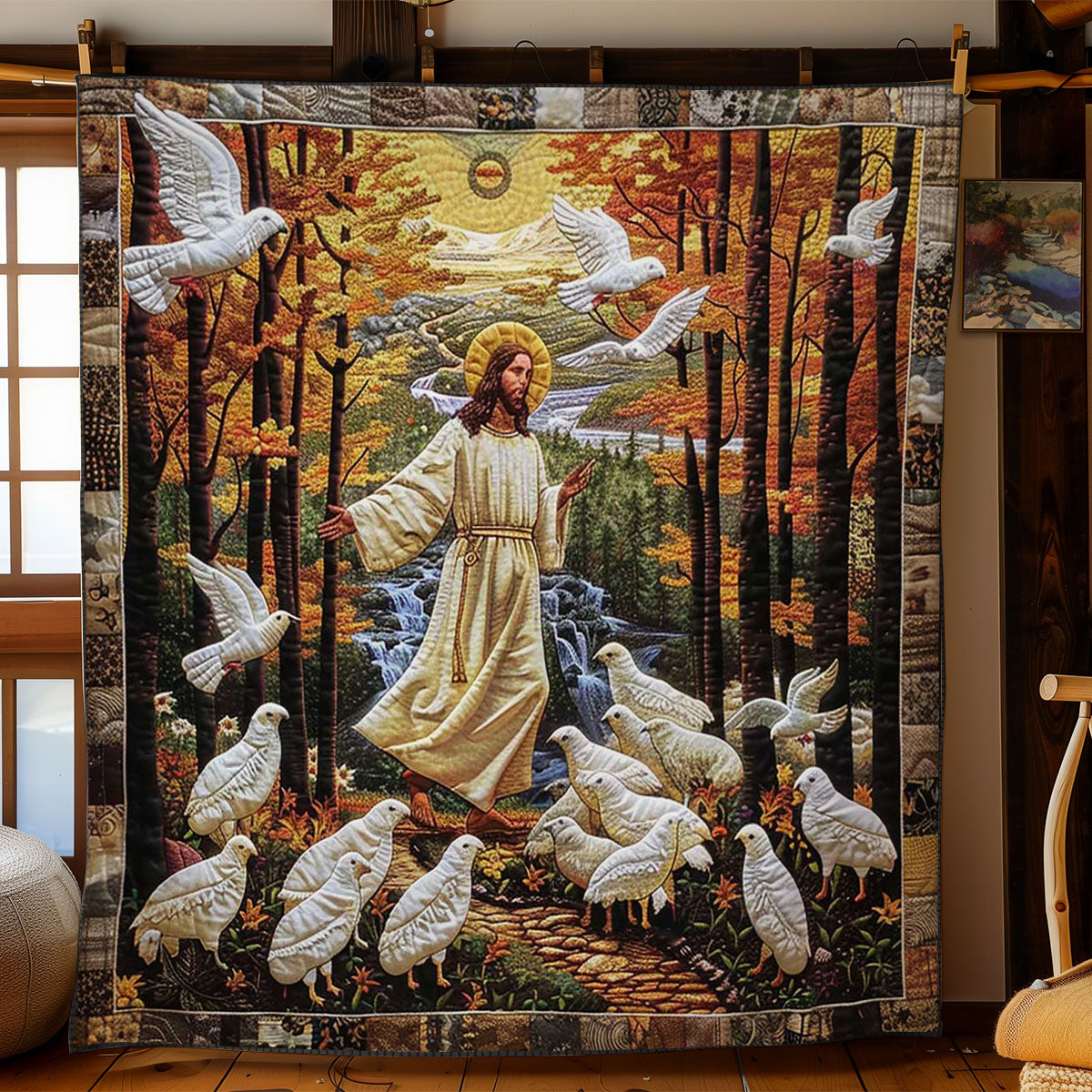 Jesus Source Of Light WN2808012CL Quilt