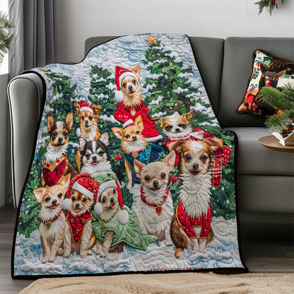 Jolly Chihuahua Friends SR1608047CL Quilt