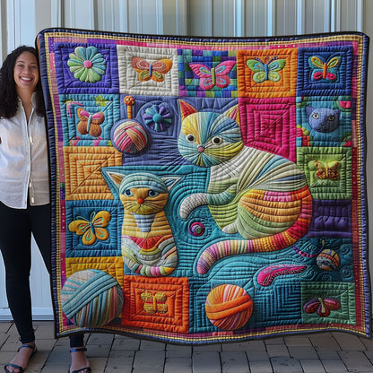 Kitten Sulking Mother WN0908054CL Quilt