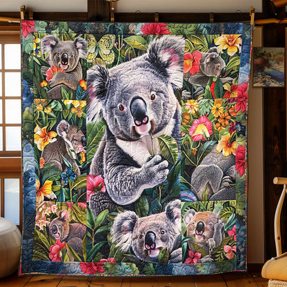 Koala And Floral Fantasy WN2608010CL Quilt