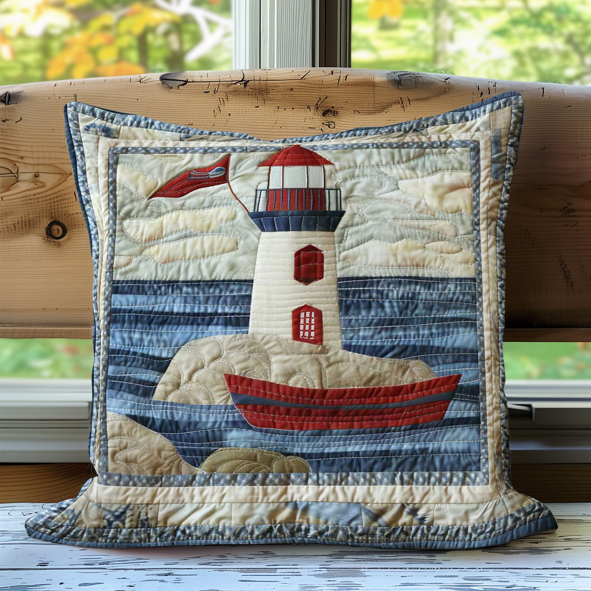 Lighthouse Haven WN2907073CL Quilt Pillow Case