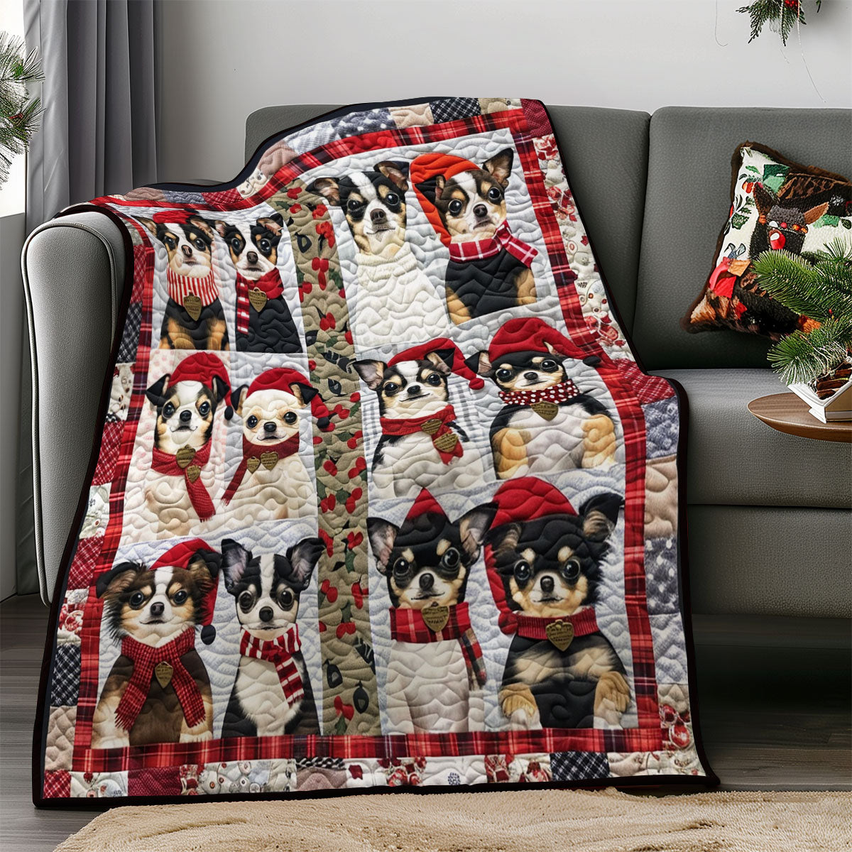 Love Chihuahua SR1608007CL Quilt