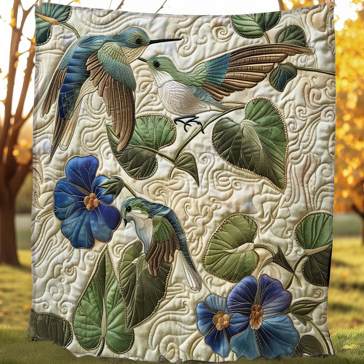 Love Hummingbird SR1308002CL Quilt