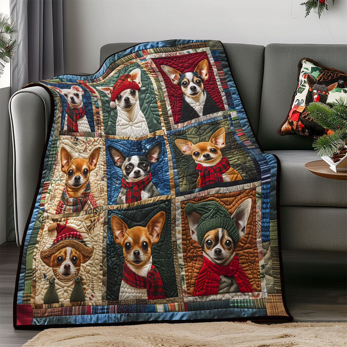 Loveable Chihuahua SR1608003CL Quilt