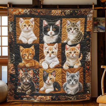 Loveable Puppy Cat SR2608036CL Quilt