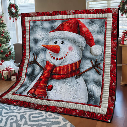 Loveable Snowman SR1408021CL Quilt